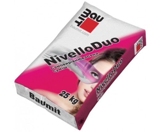 Baumit Nivello UNO/DUO самовирівнювальна суміш, від 2 до 20мм